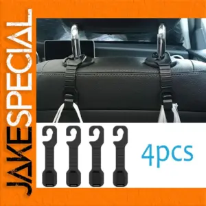 Car Seat Back Hooks for Vehicle Organization