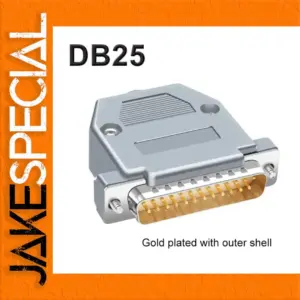 DB25 Soldering Connector with 25 Gold Pins