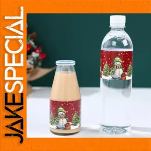 Festive Santa Wine Bottle Decoration Sticker