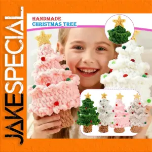 Handmade Knitted Christmas Tree Ornament