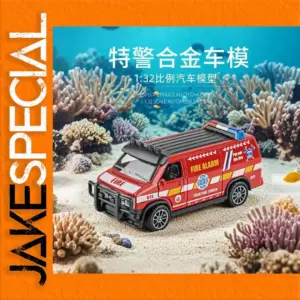 1:32 Scale Alloy Police Fire Truck Model
