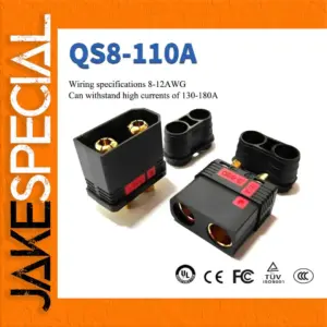 High-Current QS8 Anti-Spark Connector Set