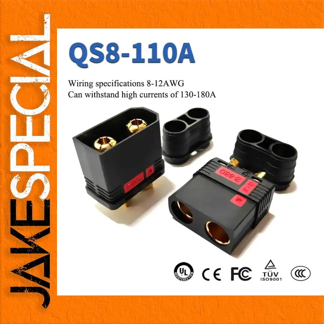 High-Current QS8 Anti-Spark Connector Set 1 High-Current QS8 Anti-Spark Connector Set