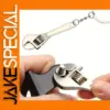 Adjustable Wrench Spanner Keychain Accessory