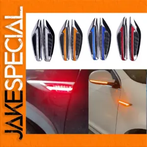 Universal 12V LED Side Turn Signal Lights Set
