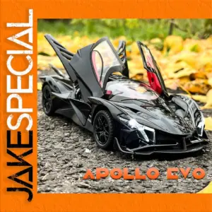 Black Apollo Project EVO 1:24 Diecast Model