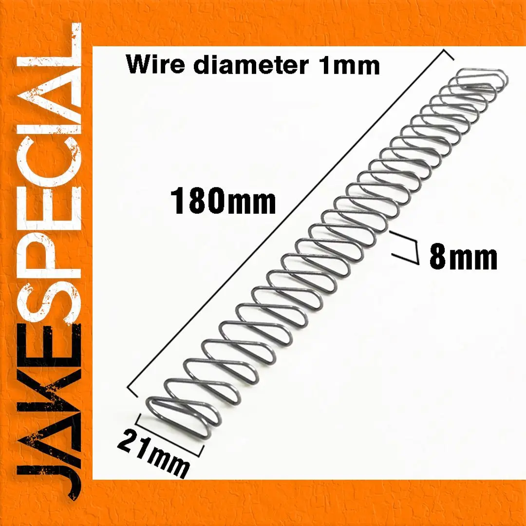 Reinforced Stainless Steel Compression Spring 180mm 1 Reinforced Stainless Steel Compression Spring 180mm