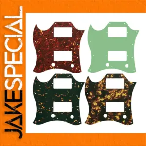 Left-Handed SG Guitar Pickguard for PAF Humbuckers