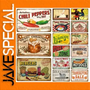 Vintage Metal Sign for Unique Home Decor