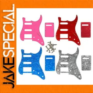 Orange Pickguard Set for US Fender Mustang