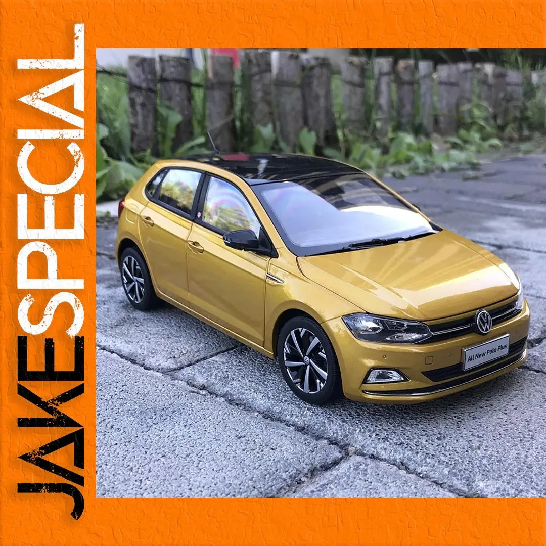 Vibrant Yellow 1:18 Volkswagen Polo Plus Model 1 Vibrant Yellow 1:18 Volkswagen Polo Plus Model