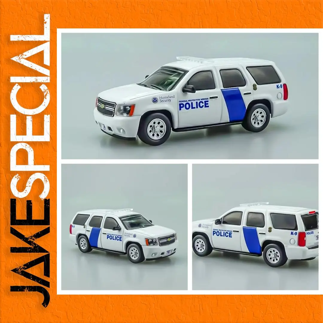 Tahoe Police SUV Diecast Model 1:64 Scale 1 Tahoe Police SUV Diecast Model 1:64 Scale