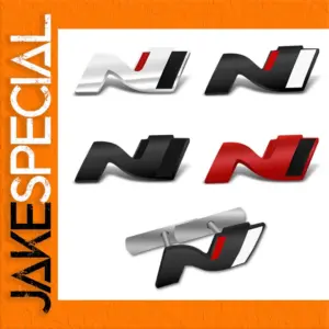 3D Metallic N Emblem for Vehicles