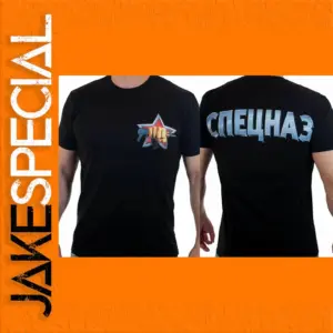 Russian Spetsnaz Emblem Graphic T-shirt for Men