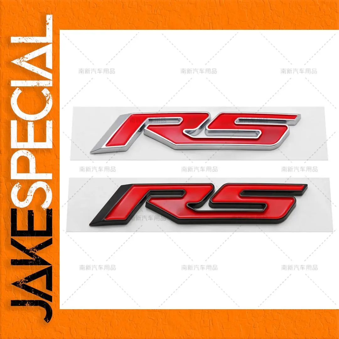 Chevrolet RS Chrome Metal Emblem for Cars 1 Chevrolet RS Chrome Metal Emblem for Cars
