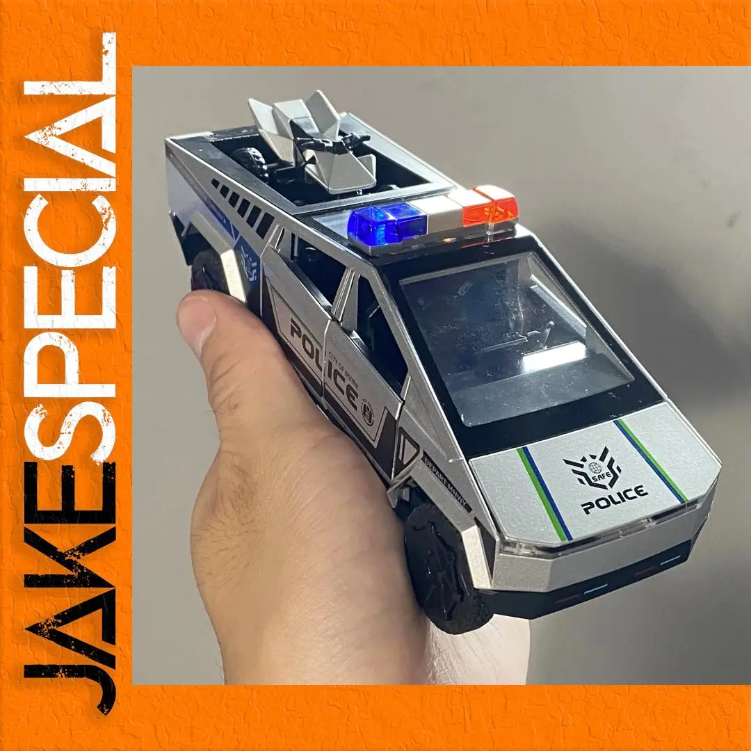 1:32 Scale Diecast Off-Road Police Pickup Truck 1 1:32 Scale Diecast Off-Road Police Pickup Truck