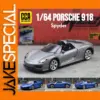 Porsche 918 Spyder 1:64 Diecast Model in Silver