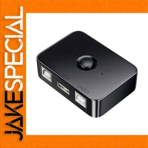 USB 2 Port Printer Splitter for Two Computers