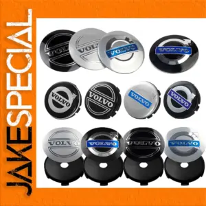Premium 4-Pack Aluminum Wheel Hub Caps 56mm/60mm