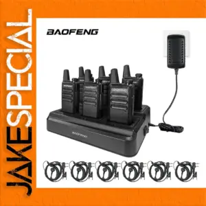 Six-Pack Baofeng BF-888S Plus UHF Walkie-Talkies