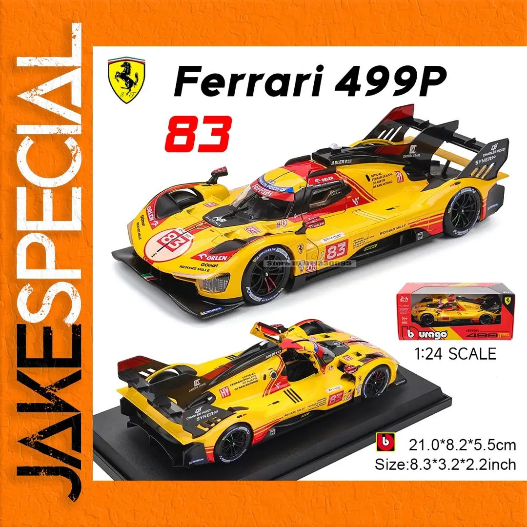Ferrari 499P 1:24 Diecast Model Racing Car 1 Ferrari 499P 1:24 Diecast Model Racing Car