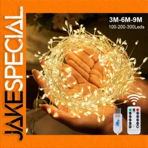 USB Firecracker String Lights with 8 Modes