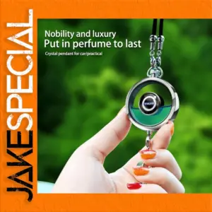Elegant Zinc Alloy Car Fragrance Pendant