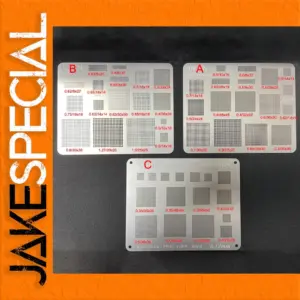 Universal BGA Reballing Stencil for Precise Repairs