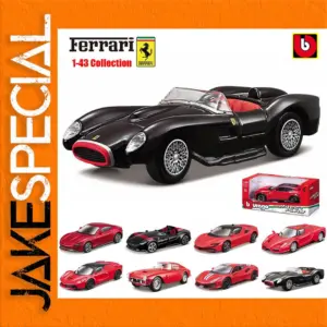 Black Ferrari Testa Rossa 1:43 Scale Model