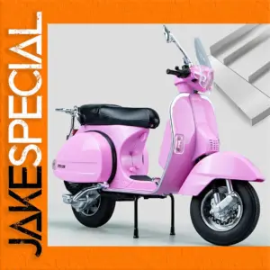 Vespa 125 Diecast Model 1:10 Scale Pink