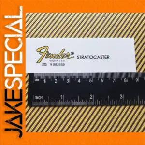 Set of 3 Fender Stratocaster Decals