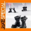 1/12 Scale Black Combat Boots for Figures