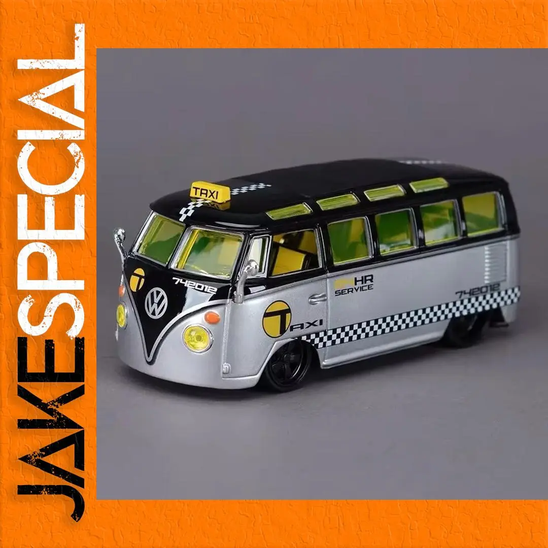 Vibrant Yellow Volkswagen Samba Model Car 1 Vibrant Yellow Volkswagen Samba Model Car