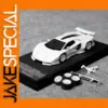 White 1/64 Countach V Diecast Alloy Model