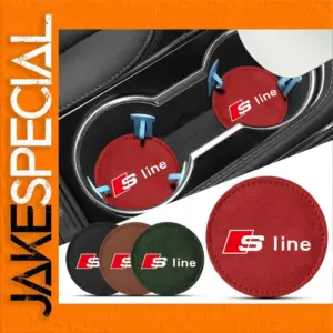 Vibrant Non-Slip Car Cup Mats (Set of 2)