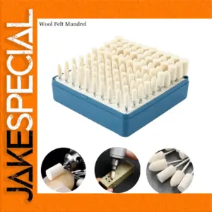 Wool Felt Polishing Tool Set with 100 Heads
