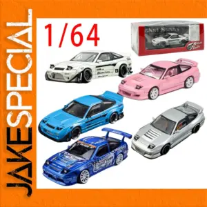 Micro Turbo Cars 1/64 Nissan 180SX Model Set
