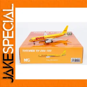 DHL TU-204-100 1/400 Scale Model Aircraft