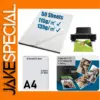 50 Sheets A4 Glossy Photo Paper Set 115g/135g