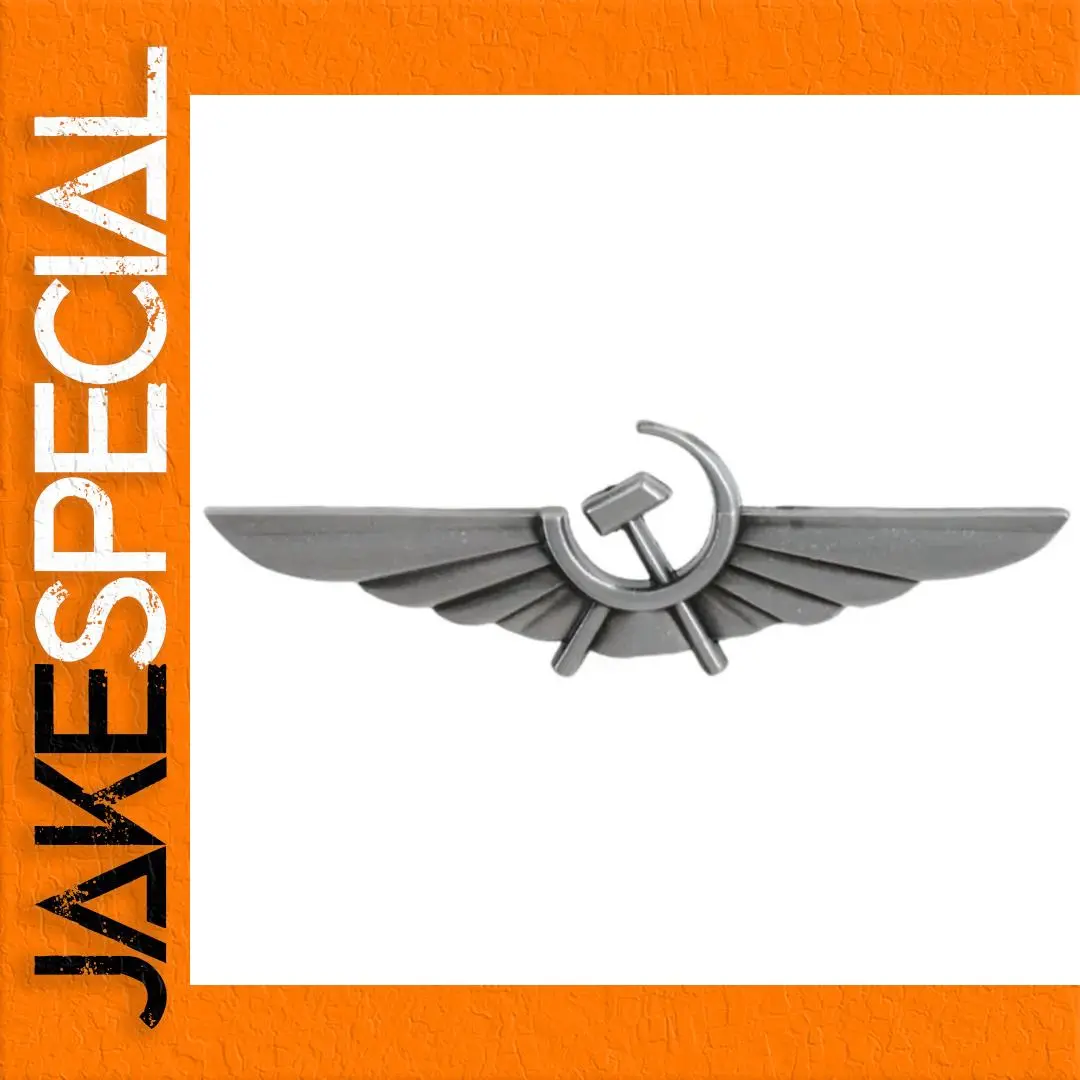 Retro Metal Pin Badge with Sickle and Hammer 1 Retro Metal Pin Badge with Sickle and Hammer