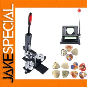Heart-Shaped Badge Maker Kit for DIY Projects