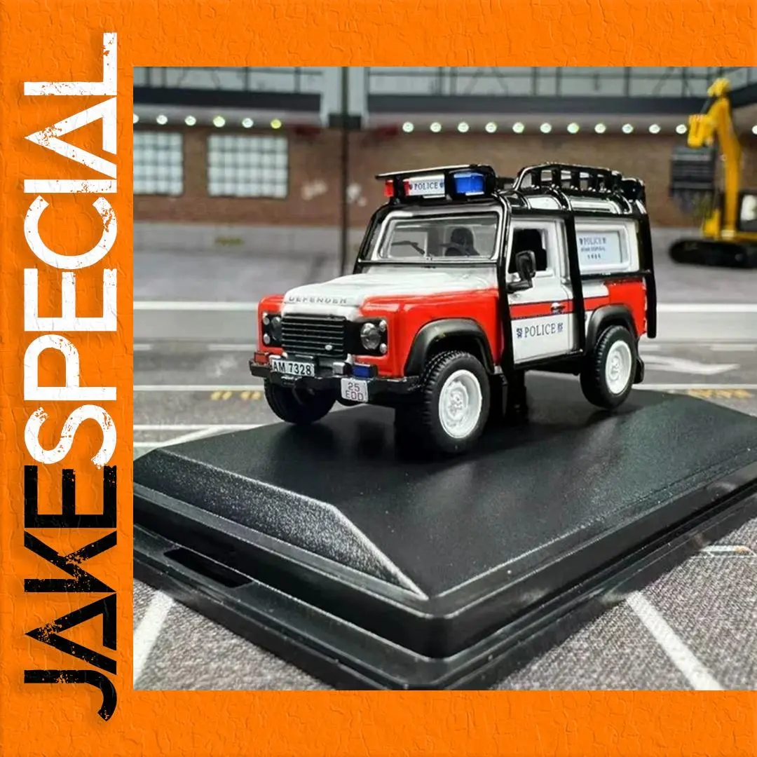 1:76 Scale Defender 90 Police Model Car 1 1:76 Scale Defender 90 Police Model Car