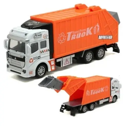 Diecast Garbage Truck Toy 1:32 Scale 7 Diecast Garbage Truck Toy 1:32 Scale - Image 7