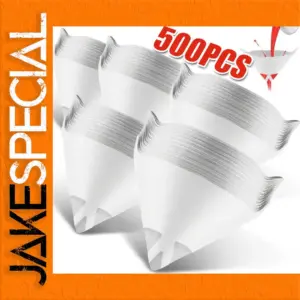 Disposable 190-Micron Paper Filters for Spray Guns