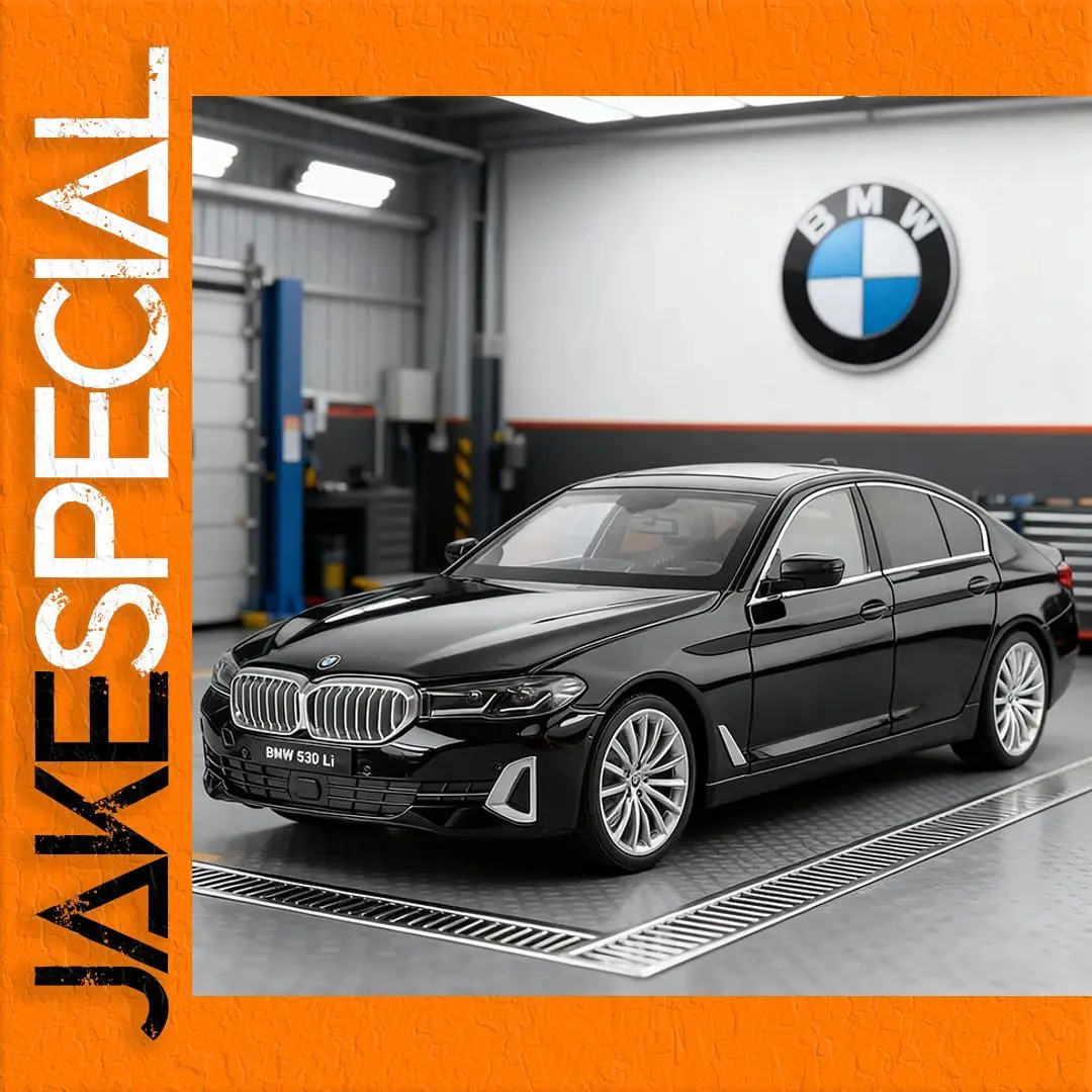 Black BMW 530 Li 1:18 Scale Model Car 1 Black BMW 530 Li 1:18 Scale Model Car