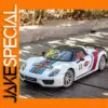 White Porsche 918 Spyder 1:18 Diecast Model