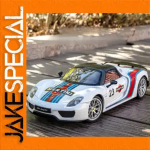 White Porsche 918 Spyder 1:18 Diecast Model