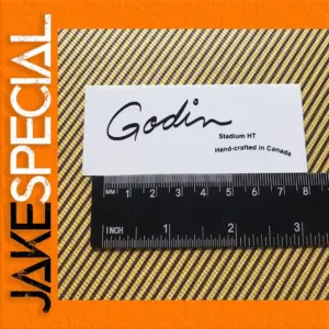 Godin Stadium HT Glossy Black Guitar Decals Set