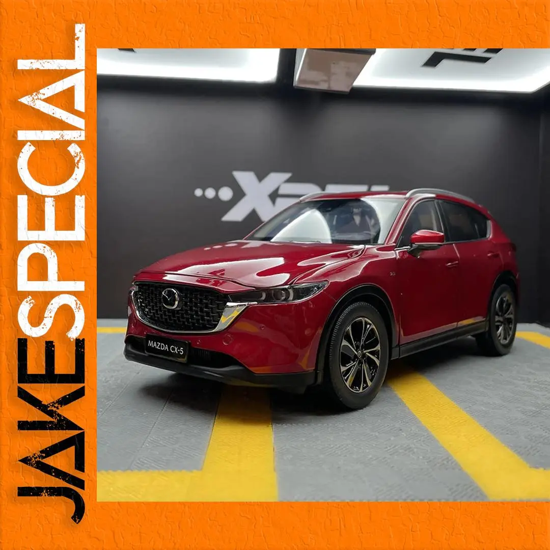 Red Mazda CX-5 1:18 Diecast Model for Collectors 1 Red Mazda CX-5 1:18 Diecast Model for Collectors