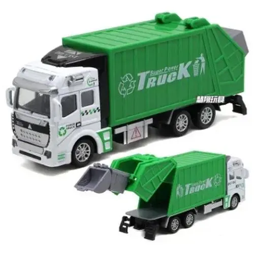 Diecast Garbage Truck Toy 1:32 Scale 8 Diecast Garbage Truck Toy 1:32 Scale - Image 8